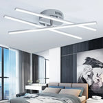 lampe moderne aluminium noir blanc flux lumineux élevé incurvé led contemporain