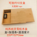 palette cigares bois naturel clair texture bois classique organisation rangement humidificateur bâches cèdre espagnol