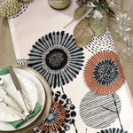 nappe florale moderne motifs abstraits textiles polyester maison restaurant decoration