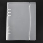album scrapbooking pochettes transparentes anneaux métalliques rangement diy estampage modernes cartes imprimées plastique lisse