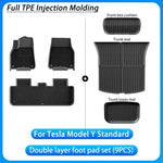 tapis sol voiture tesla model 2025 imperméable anti dérapant noir moderne