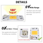 ampoule led cob 20w 30w 50w blanc jaune 3000k 6500k clips moderne technologique