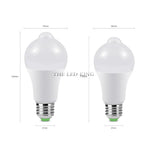 ampoule led blanc froide détecteur mouvement 12w 18w e27 ip42 moderne 80000h 5500k 7000k