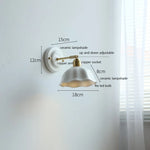 lampe murale vintage blanc doré motif relief bord ondulé fixée mur opaque