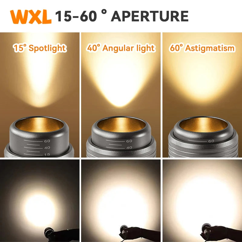 lampe led e27 orientable dimmable noir blanc 500 999 lumens 2700k 6500k moderne