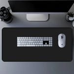 tapis souris jeu caoutchouc noir texture douce microfibre moderne grande taille gaming