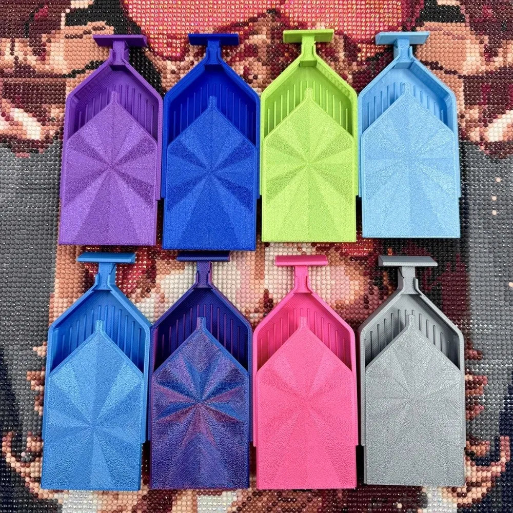 porte clés moderne violet bleu vert rose gris rayures géométriques