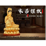 statue bouddha or floral details traditionnel asiatique lotus rouge salle bain