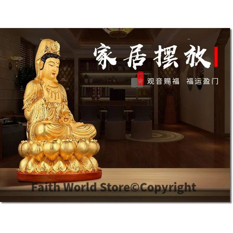 statue bouddha or floral details traditionnel asiatique lotus rouge salle bain