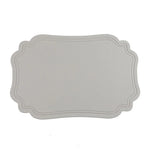 tapis table rectangulaire polyester motif points décoration cuisine salle manger classique
