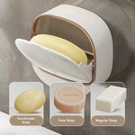 distributeur savon moderne adhésif blanc or rond brillant grille tailles différents savons