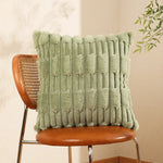 housse coussin velours orange moderne franges tissu polyester coton carré décoration intérieur voiture 30x50cm