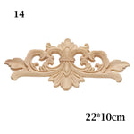 appliques decoratives bois floral sculptees baroques naturelles decoration murale farmhouse classic