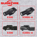 lampe torche tactique led noir mat compact tringle glock scout momentané constant stroboscope