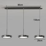 suspension lumineuse moderne plusieurs lampes noir argenté base câbles métalliques abat jour opaques minimaliste