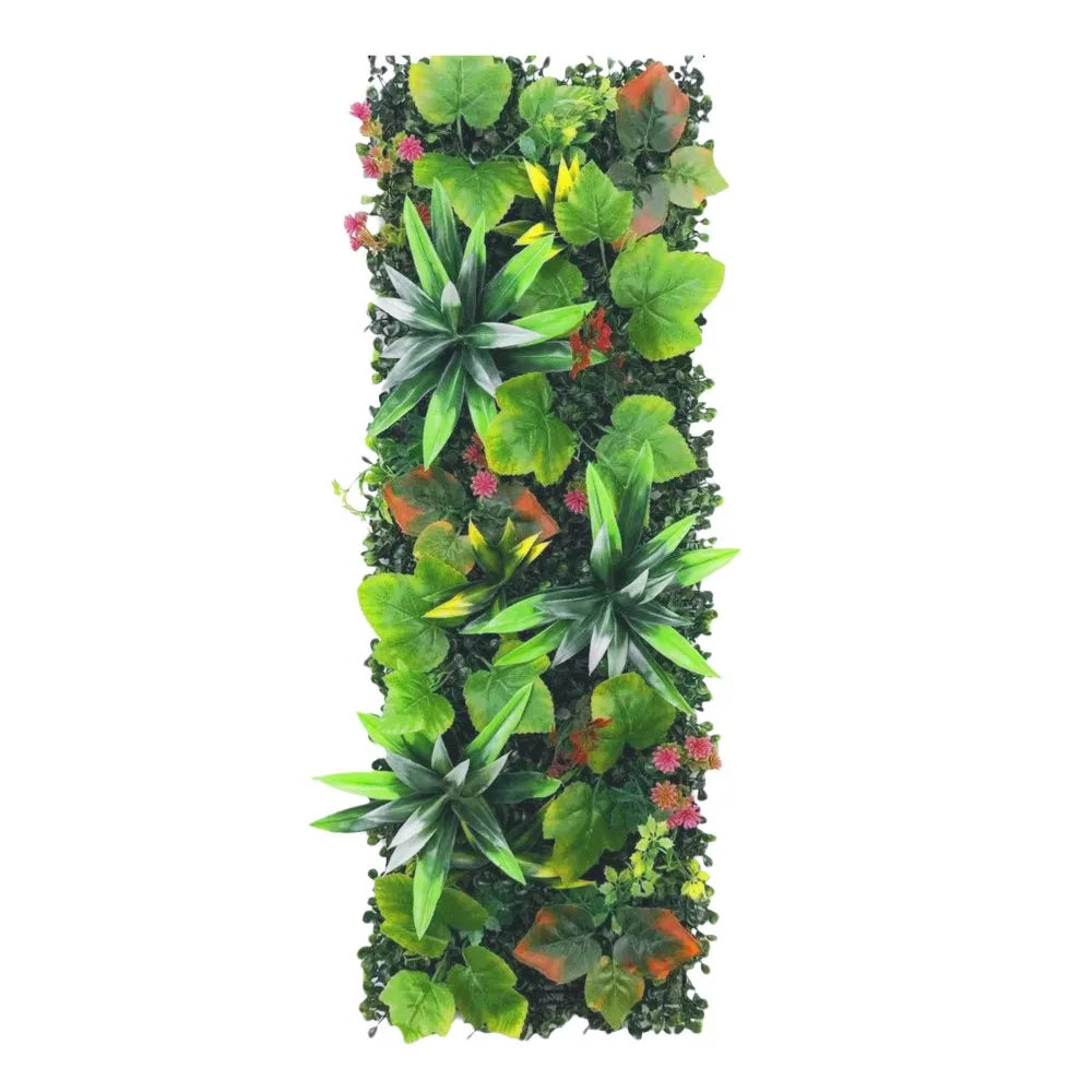 panneau mural végétal artificiel décoration maison feuilles fleurs moderne naturel tapis eucalyptus sans arrosage