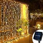 guirlande lumineuse solaire étoiles blanc chaud froid multicolore moderne vacancesextérieurjardin