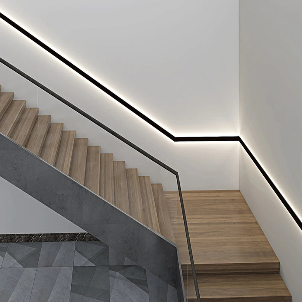 contrôleur éclairage led escalier câble sensibilité jour clips moderne visserie