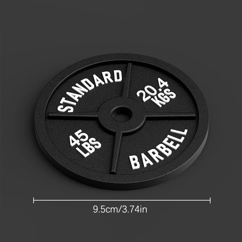 dessous verre haltères noir poids standard barbell gym décoration soda sportif