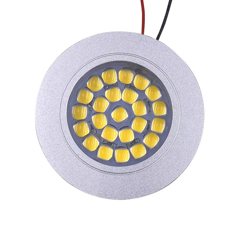 ampoule led mini 12v 1.5w argentée moderne câbles noir rouge 45deg ip52