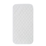 tapis bébé imperméable réutilisable doublure bambou gris quilté moderne portable mois