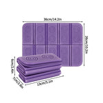 tapis sol pliable imperméable mousse pu pvc vert bleu violet orange rouge moderne camping