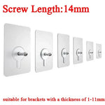 support mural transparent porte serviettes clés horloge tableaux vêtements adhésif pvc moderne pièces
