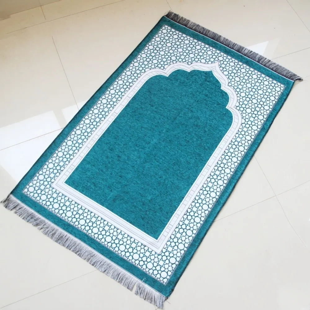 tapis prière violet géométrique moderne sans bpa pvc polyester chambre maison