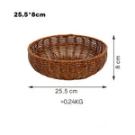 paniers osier tressés traditionnels empilables marron clair utilisation multiple respectueux environnement poignées osier