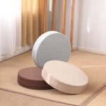 coussin sol tissu lin rouge gris bleu beige marron violet vert moderne minimaliste adhésif
