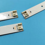 bandes led éclairage écran tv clips aluminium moderne blanc fixations led backlight