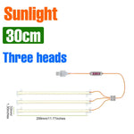 lampe led plante 30 50cm blanc rose bleu moderne clips adaptable usb