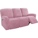 housse canapé velours moderne vert foncé bleu clair beige gris inclinable placesversible machine