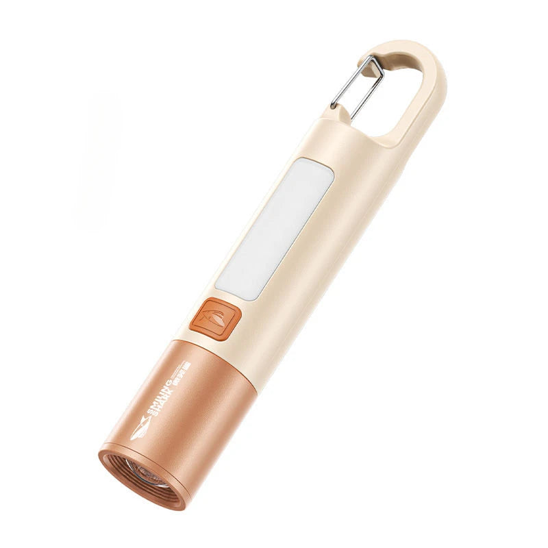 torche rechargeable led portable annneau violet rose gris jaune verte bleue