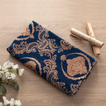 serviette tissu chenille 100 polyester floral rouge élégante classique résistante bricolage sofa matériau