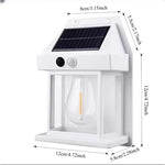 lampe murale solaire ip65 protection automatique contemporaine led noir matériau abs moderne
