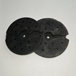 contrepoids base lampe table sol noir rond lisse perforations moderne fixations bloque poids