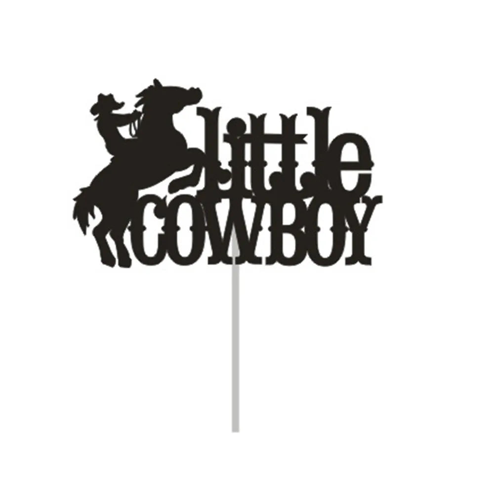 décoration gâteau happy birthday chevaux thème western rouge doré anniversaire enfant festive