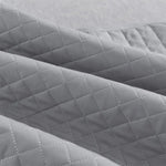 taie d'oreiller polyester motif géométrique gris moderne non toxique lit maison