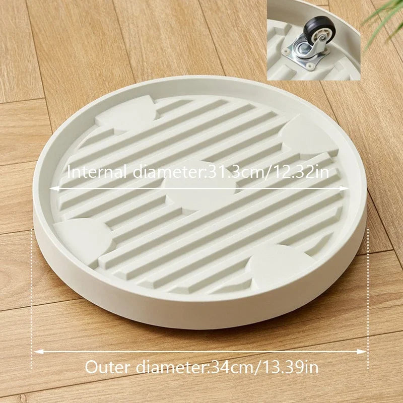 support plante gris blanc rayures horizontales moderne portable amovible robuste