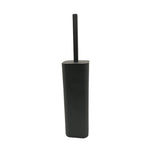 brosse toilette durable noire mat inox moderne salle bain posée
