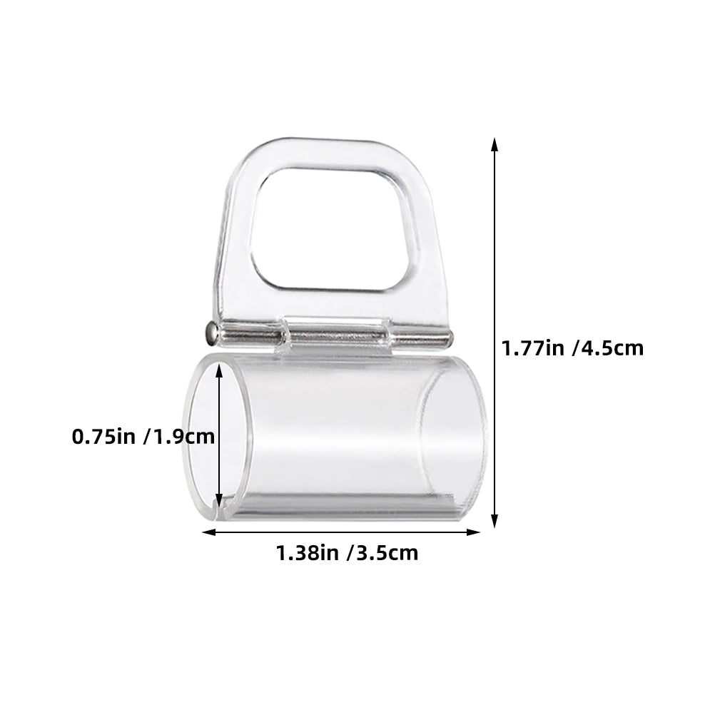 clips rideau transparents moderne sans fil plastique poignées levier sans motif accessoire store