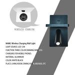 lampe murale moderne recharge sans fil prise usb chambre salon étude cuisine