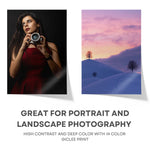 affiche personnalisée poster minimaliste cadre noir texte blanc noir 20x30cm 30x40cm 40x50cm 50x50cm 60x60cm
