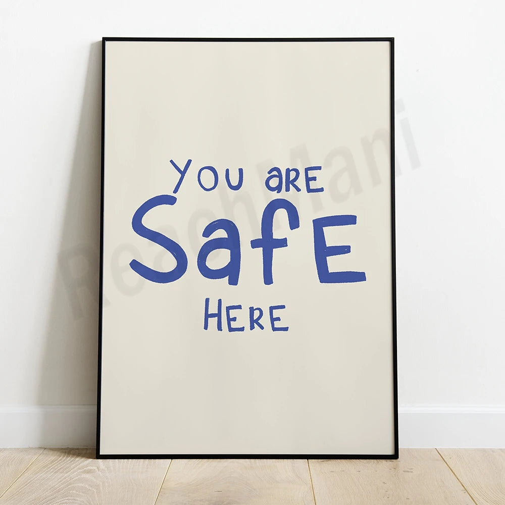 Vous êtes en sécurité ici.