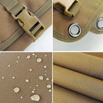 tapis pliable militaire oxford 600d tissu uni résistant sangles kaki vert olive