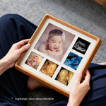 cadre photo bois clair moderne compartiments compartiments compartiments decoration intérieure souvenirs mariage portraits famille