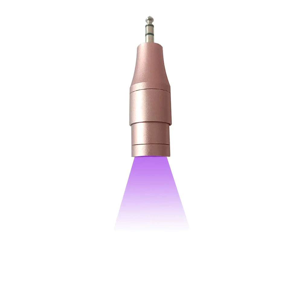 lampe led uv extension cils 5w 10w argent noir moderne minimaliste