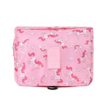 sac toilette voyage crochet suspension poignée rangement cosmétiques salle bain