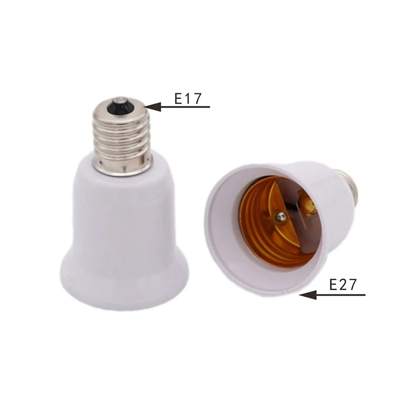 adaptateur lampe culot E17 E27 adhésif blanc moderne base lampe abs matériau